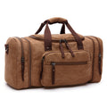 Expandable Canvas Travel Duffel Bag, 36 to 55L