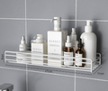 No-Drill Aluminum Corner Shower Shelf, Triangle or Long Rack