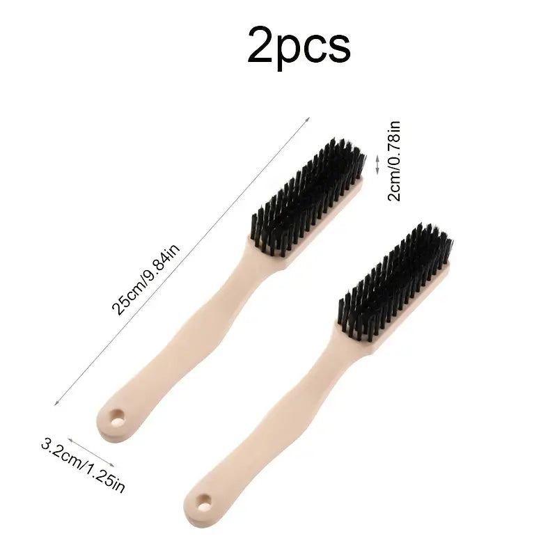 Extra-Soft Shoe and Laundry Cleaning Brushes, 2-Pack
