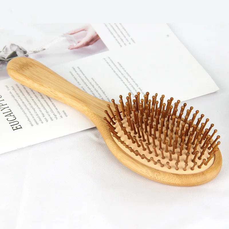Wooden Air Cushion Hair Brush, Round or Square