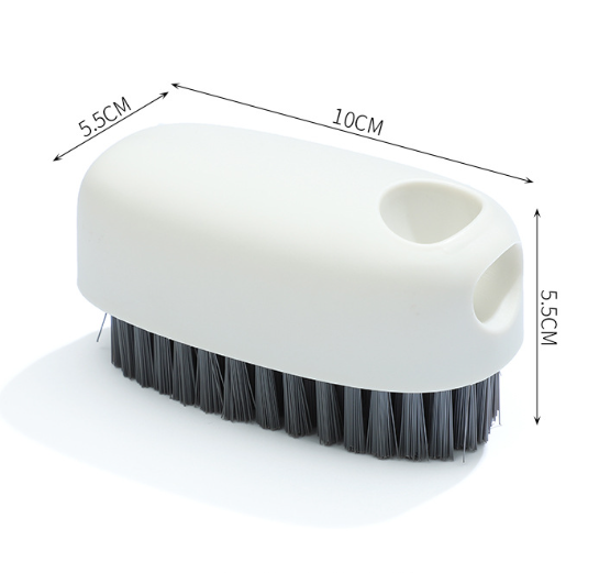 Soft-Bristle Laundry Brush and Slim Shoe Brush in PP and PET