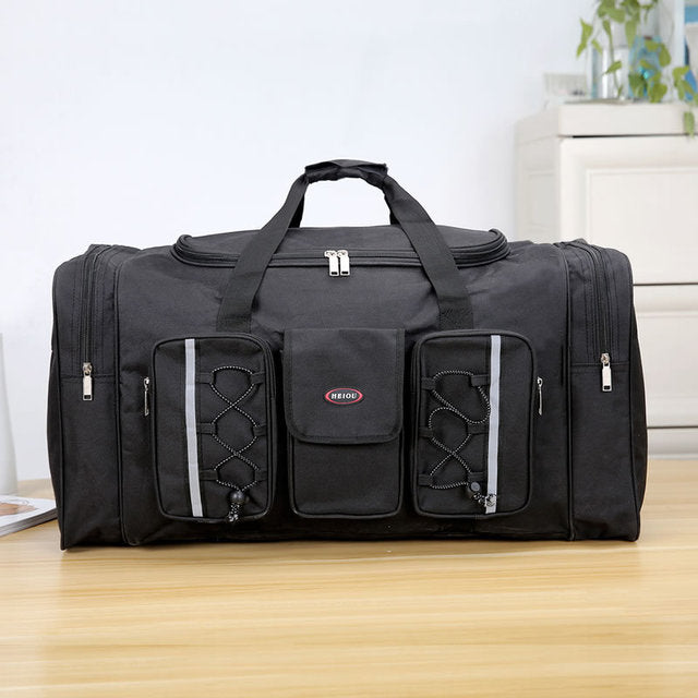 Large Waterproof Gym Duffel Bag, 20–35L Oxford Cloth