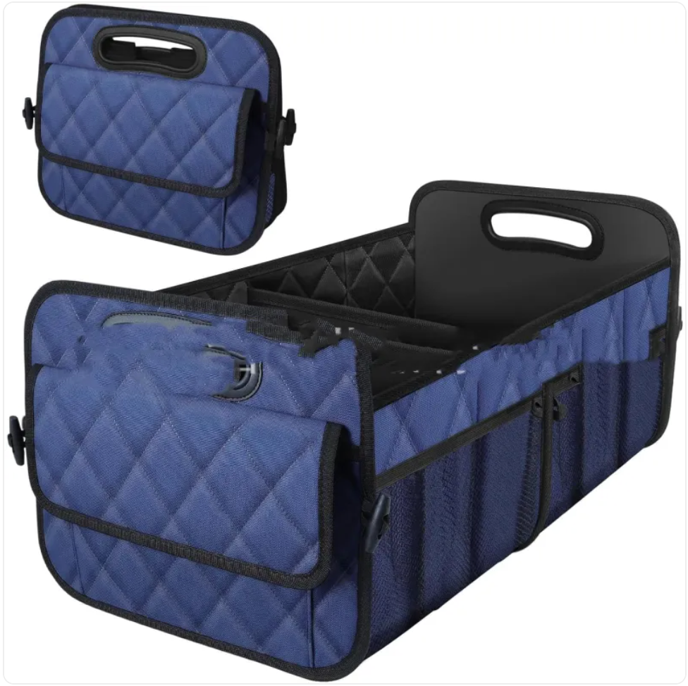 Foldable Car Trunk Storage Box with Handle, 58 x 35 x 30 cm