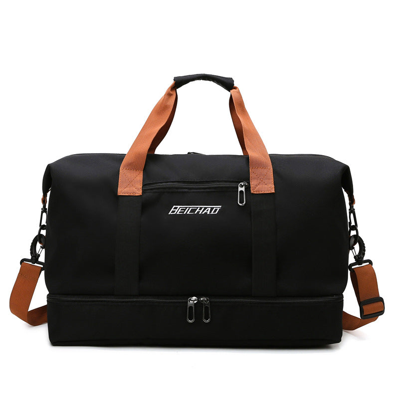 Sports Gym Bag with Wet and Dry Separation, 46 x 28 x 25 cm