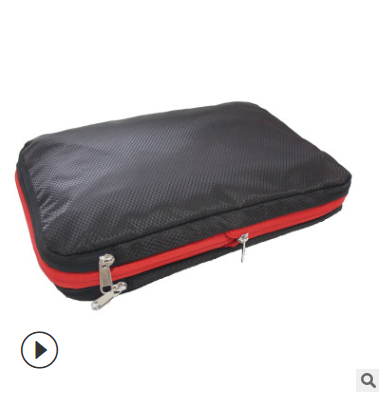 Compression Travel Packing Bag, Nylon, Gray or Black