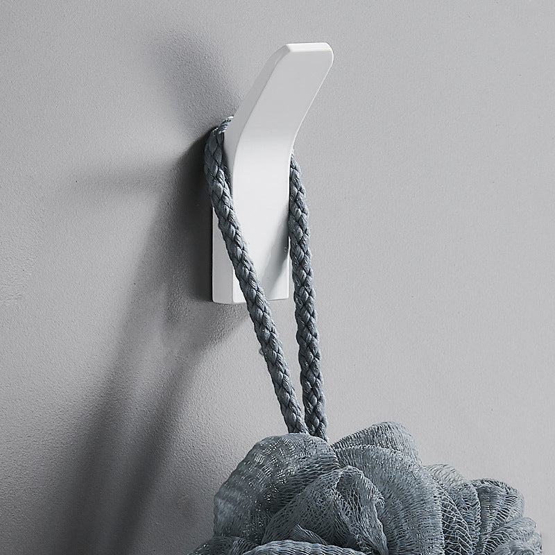 No-Drill Aluminum Wall Hook for Kitchen and Bathroom