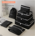 7-Piece Waterproof Packing Bag Set for Clothes and Shoes