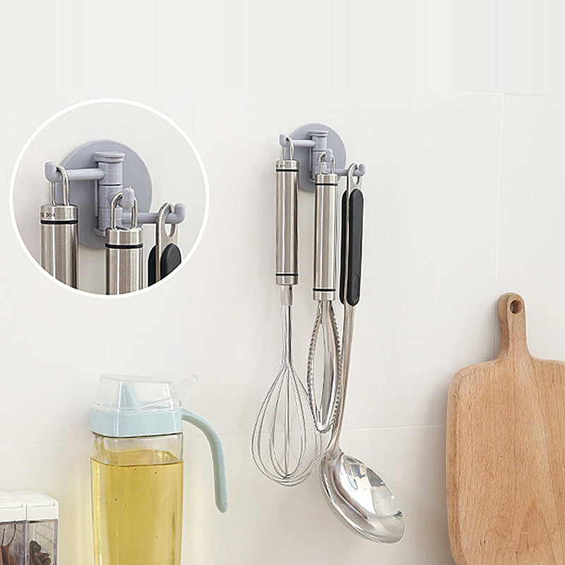 Self-Adhesive Key Holder Hook for Entryway Walls