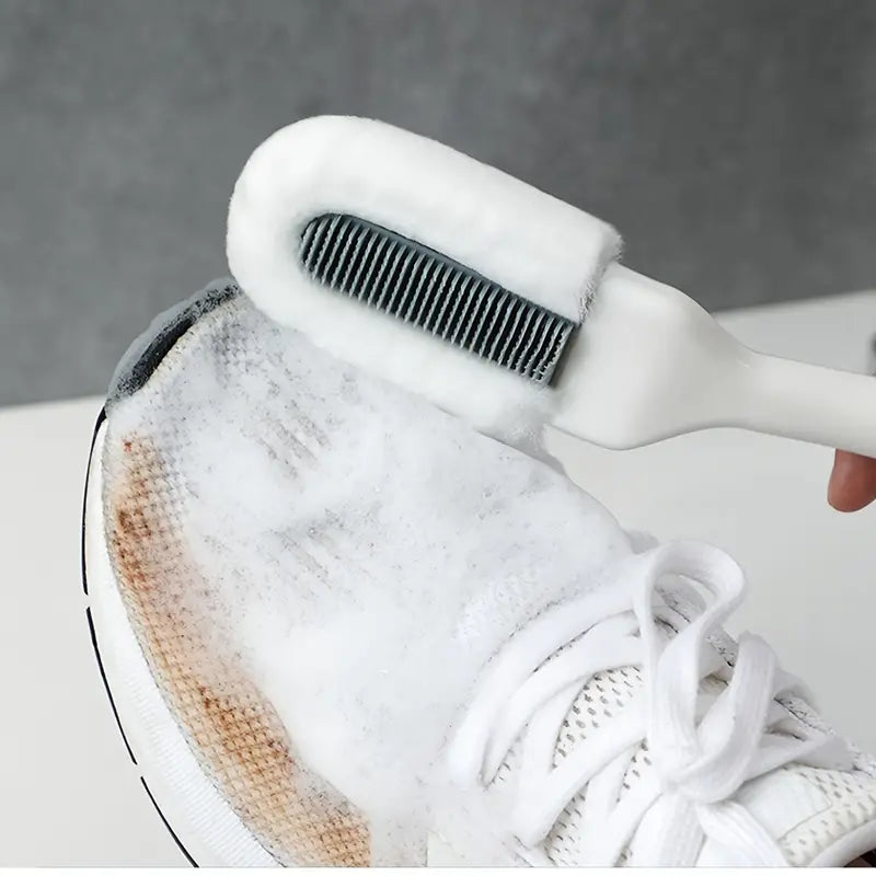 Long-Handle Soft-Bristle Shoe Cleaning Brush