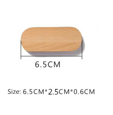 Wooden Magnetic Key Holder for Wall in Walnut or Beech