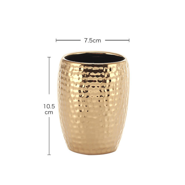 Ceramic Relief Bathroom Accessories, Sold Individually or as a Set