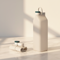 Collapsible Silicone Water Bottle for Kids, 400 or 600 ml