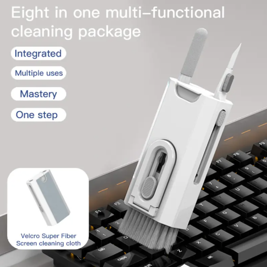 8-in-1 Electronics Cleaning Kit for Phones, Keyboards and Earbuds