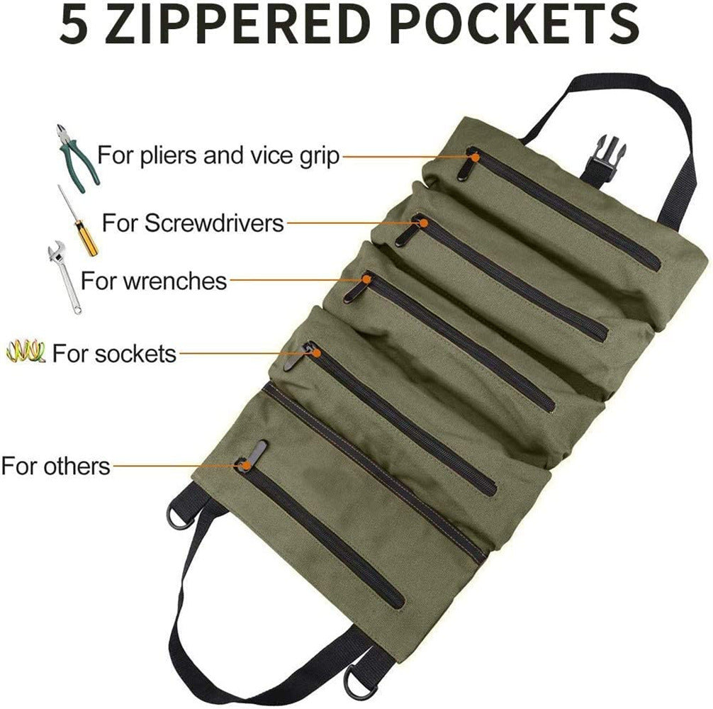 Canvas Car Hanging Storage Bag for Tools and Supplies