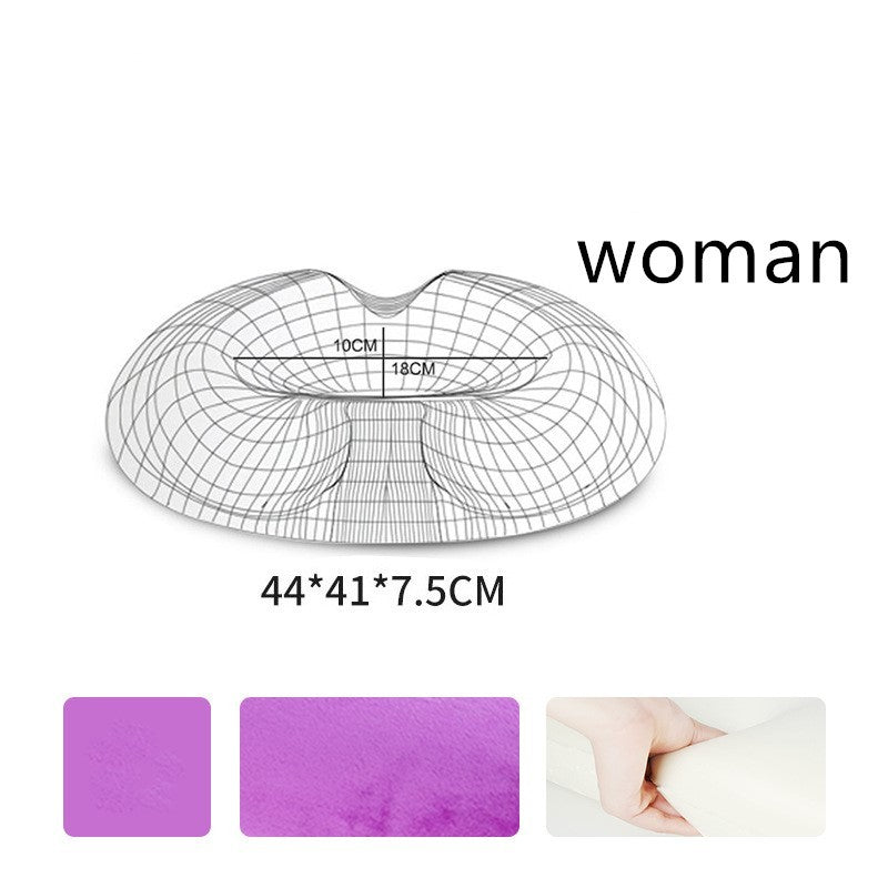 Memory Foam Seat Cushion with Washable Zip Cover, Men or Women