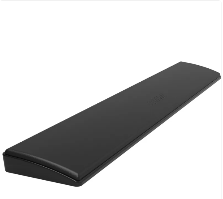 Soft Leather Keyboard Wrist Rest Pad, Black