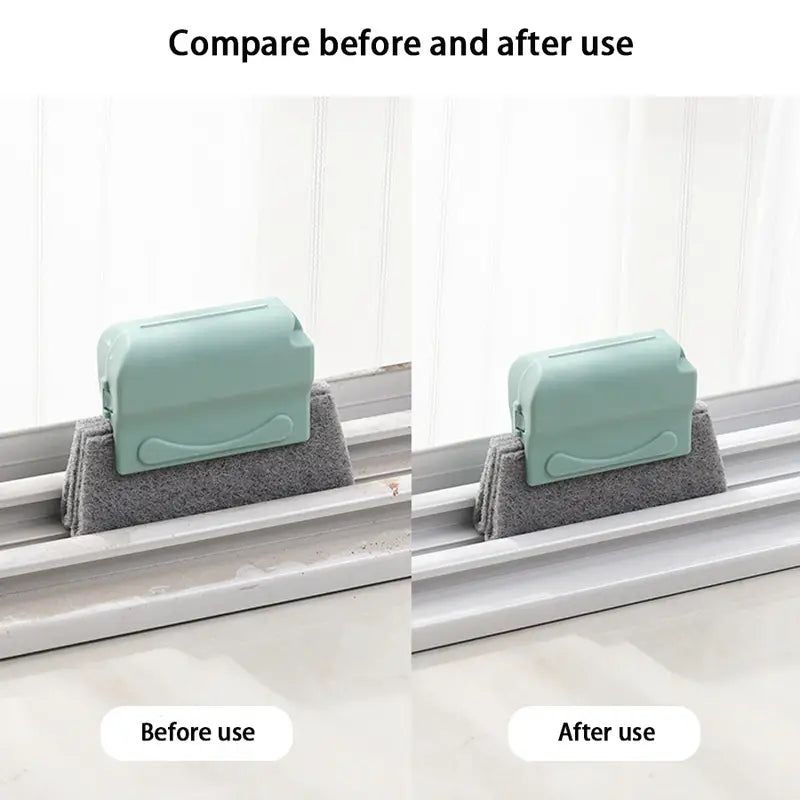 Slim Handheld Window Groove Cleaning Brush