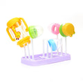 Space-Saving Baby Bottle Drying Rack, Foldable Portable Tray