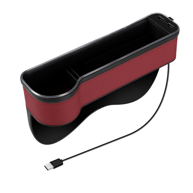 Car Seat Gap Organizer with USB Charging Port