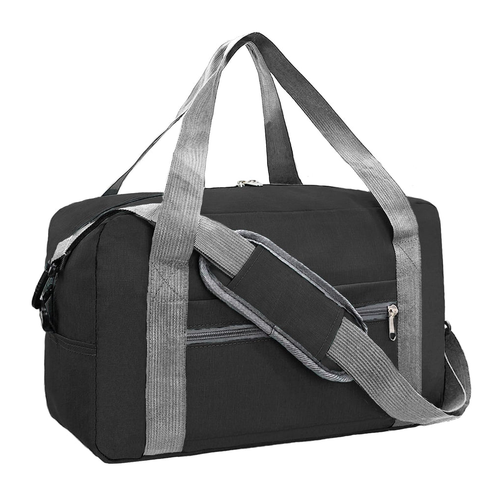 Foldable Underseat Personal Item Travel Bag, 20L, Black