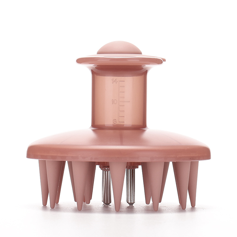 Silicone Scalp Massage Comb with 14 ml Serum Applicator