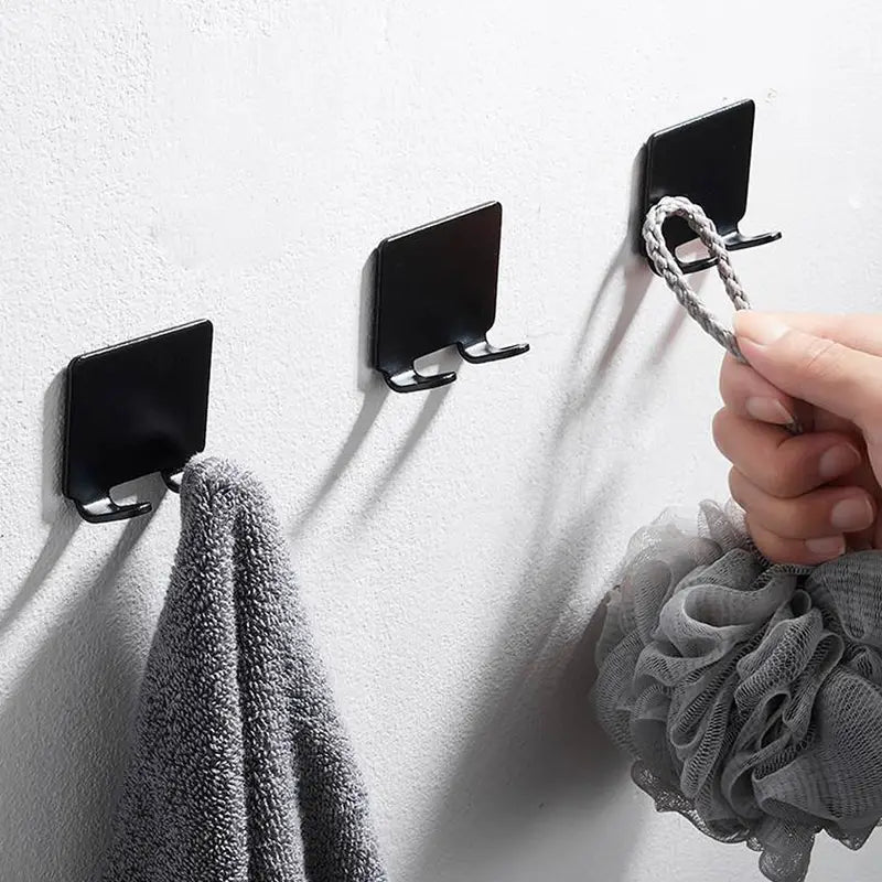 No-Drill Multifunctional Wall Hook for Bathroom and Bedroom