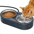 Heated Outdoor Cat Bowl for Winter Food and Water, 47 oz