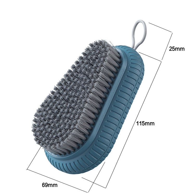 Soft Fine-Bristle Laundry and Shoe Cleaning Brush