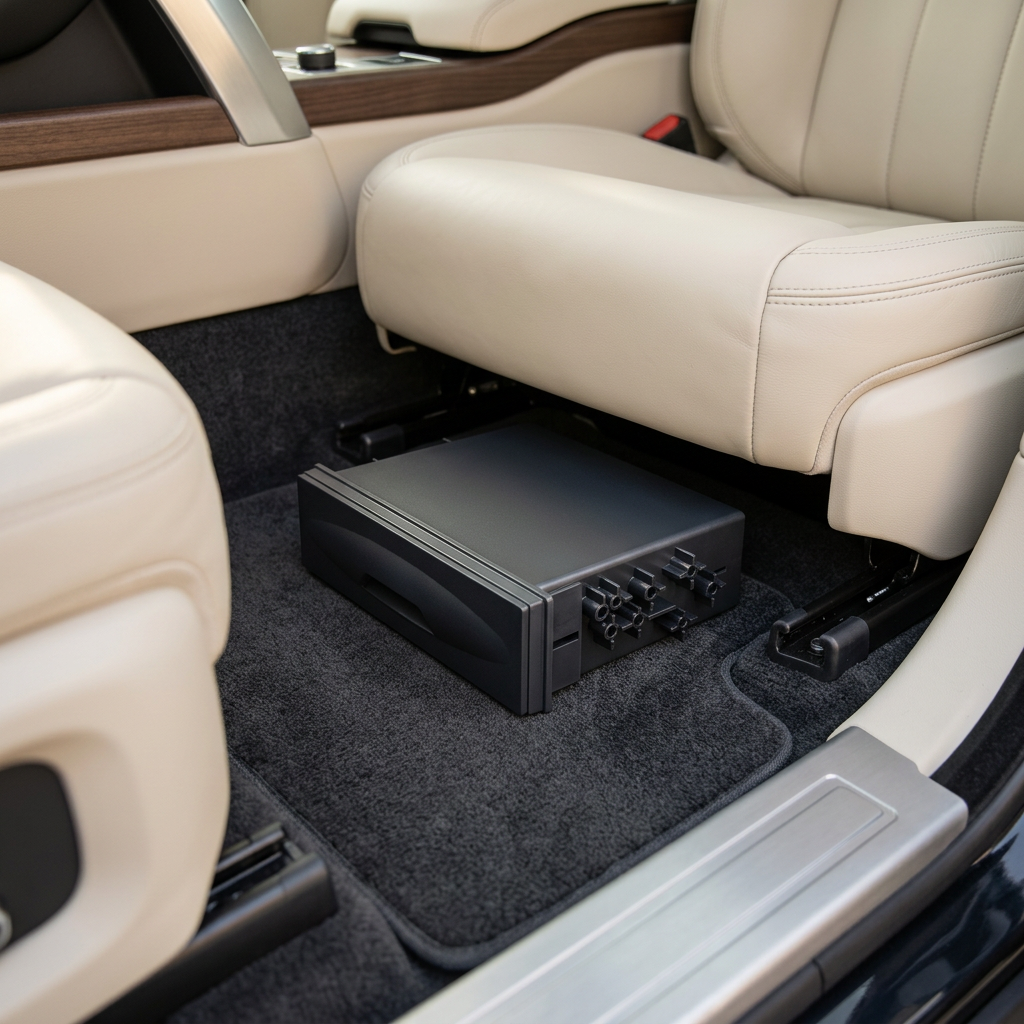 Car Dashboard Drawer Storage Box, Black