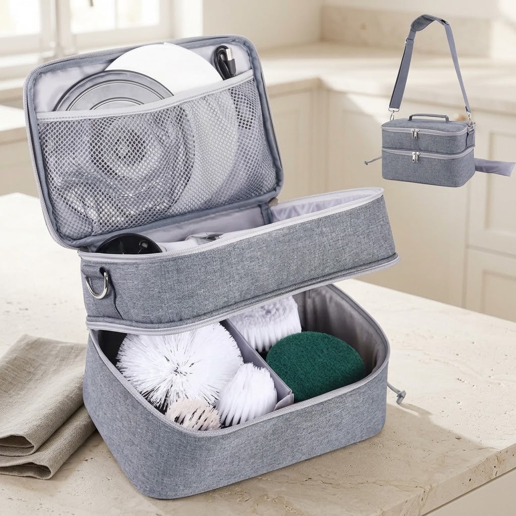 Waterproof Storage Bag for Electric Spin Scrubbers and Cleaning Tools