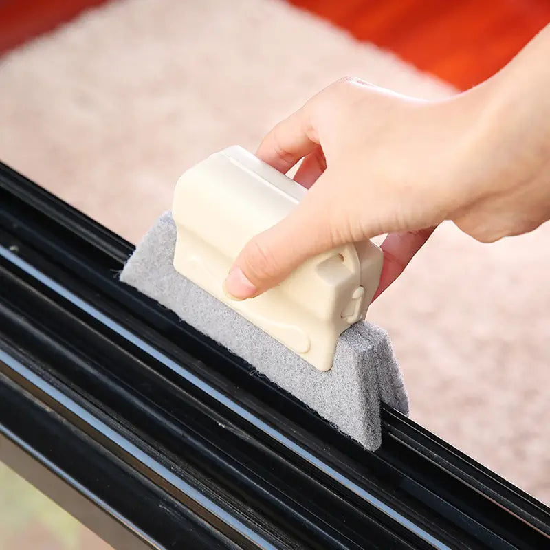 Slim Handheld Window Groove Cleaning Brush