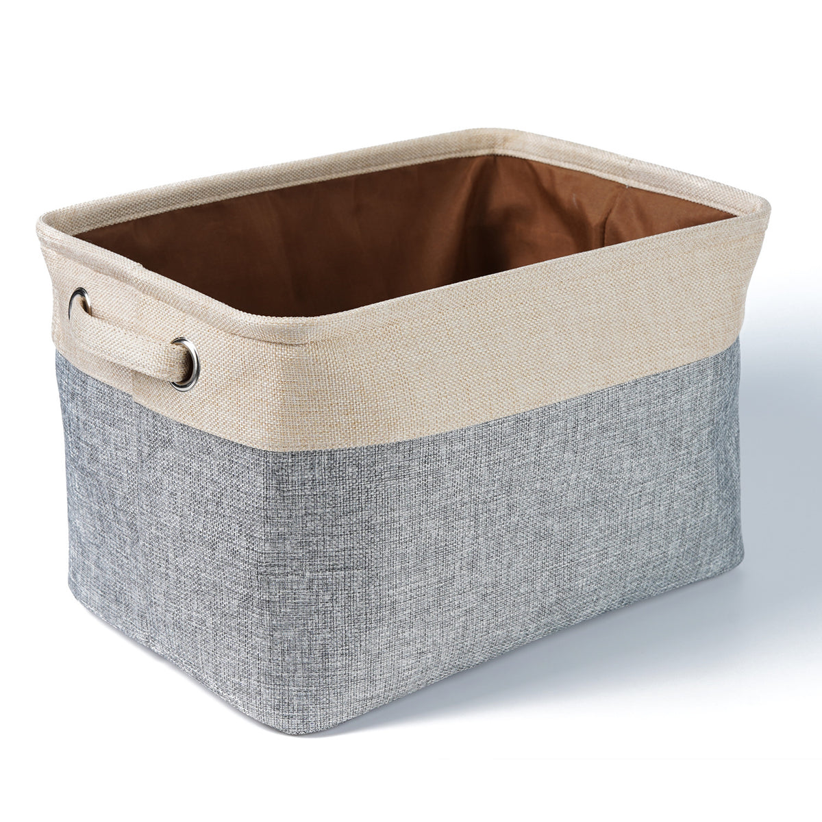 Collapsible Cotton Linen Storage Box for Toys and Sundries
