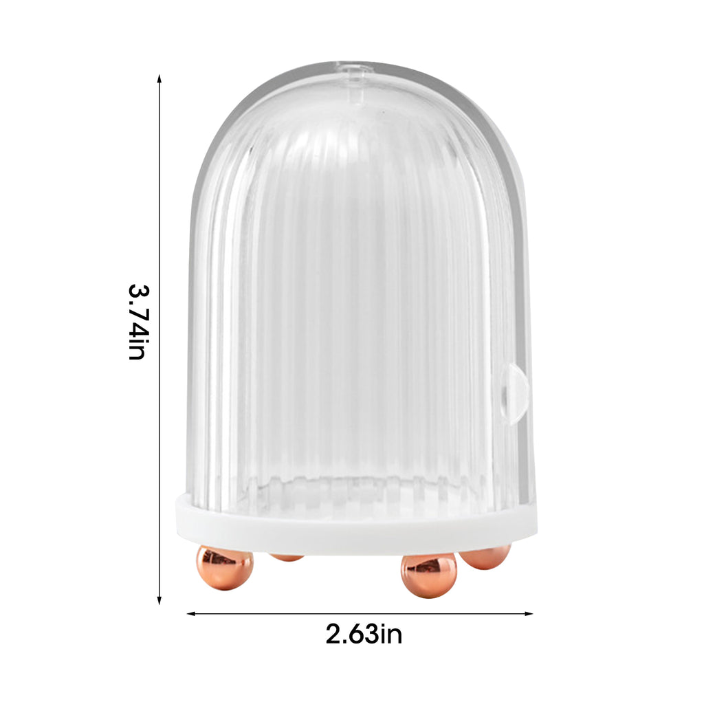 Ventilated Makeup Sponge Storage Case, White or Pink