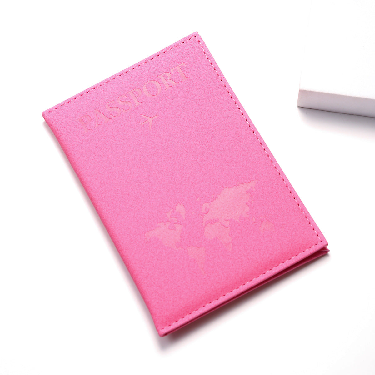 Geometric Print PU Leather Passport Cover, 12 Colors