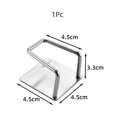 Compact Stainless Steel Kitchen Sponge Holder, Self-Adhesive