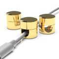 Aluminum Cable Anchor Clips for Desk, 3 Pack, Gold