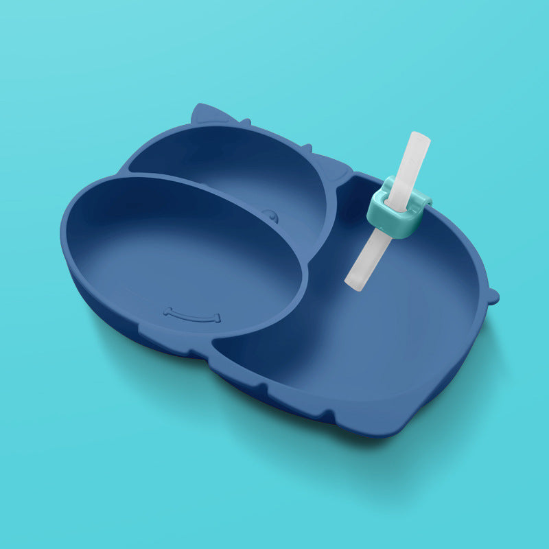 Divided Silicone Suction Plate for Baby Mealtimes, Multiple Options