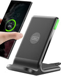 15W Wireless Charging Pad with Adaptive Night Light, Black