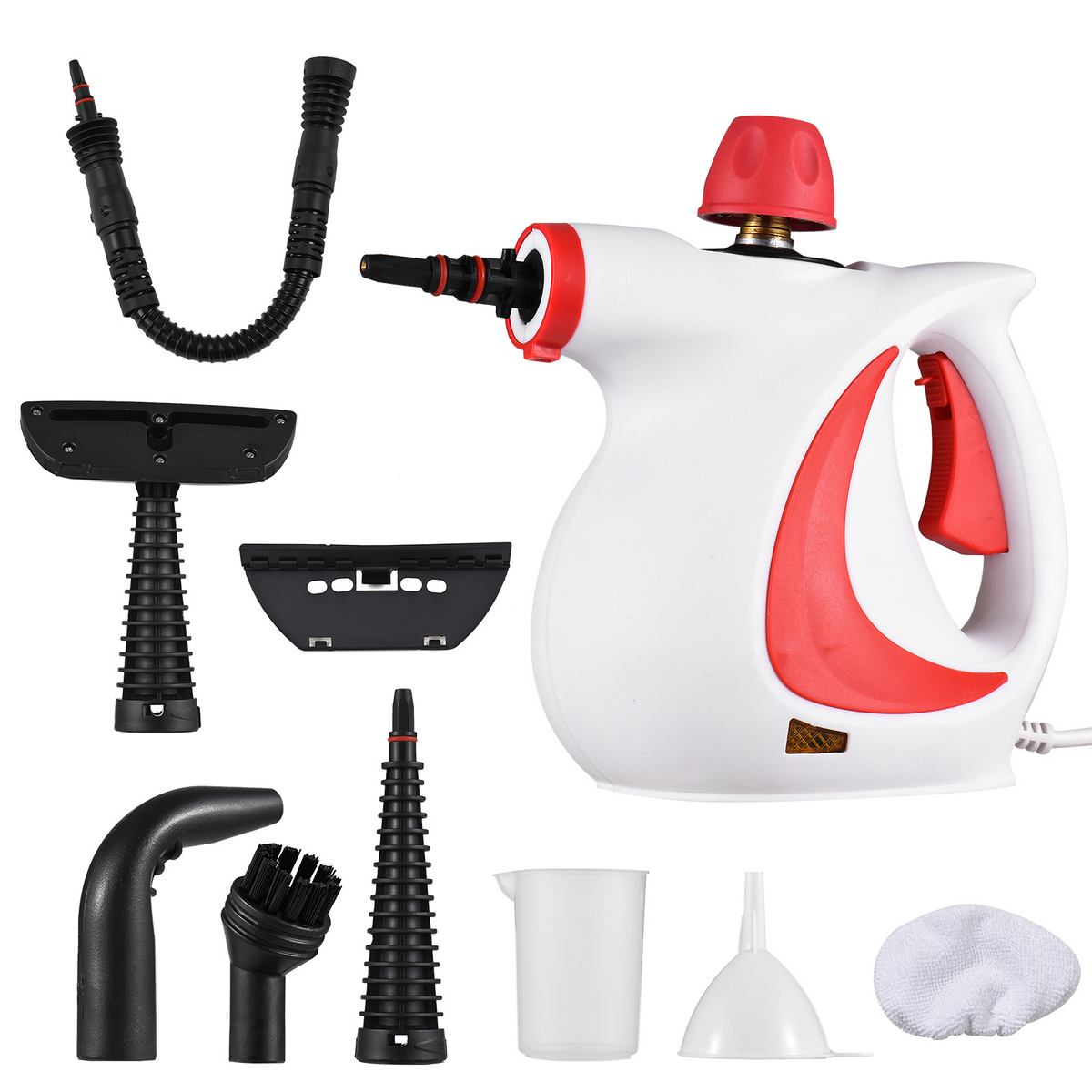 Handheld Multi-Purpose Steam Cleaner with Interchangeable Heads