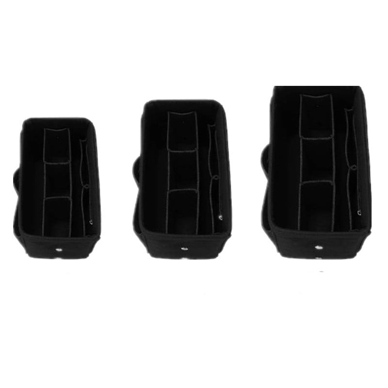 Detachable Felt Cosmetic Travel Bag, Large Capacity in Three Sizes