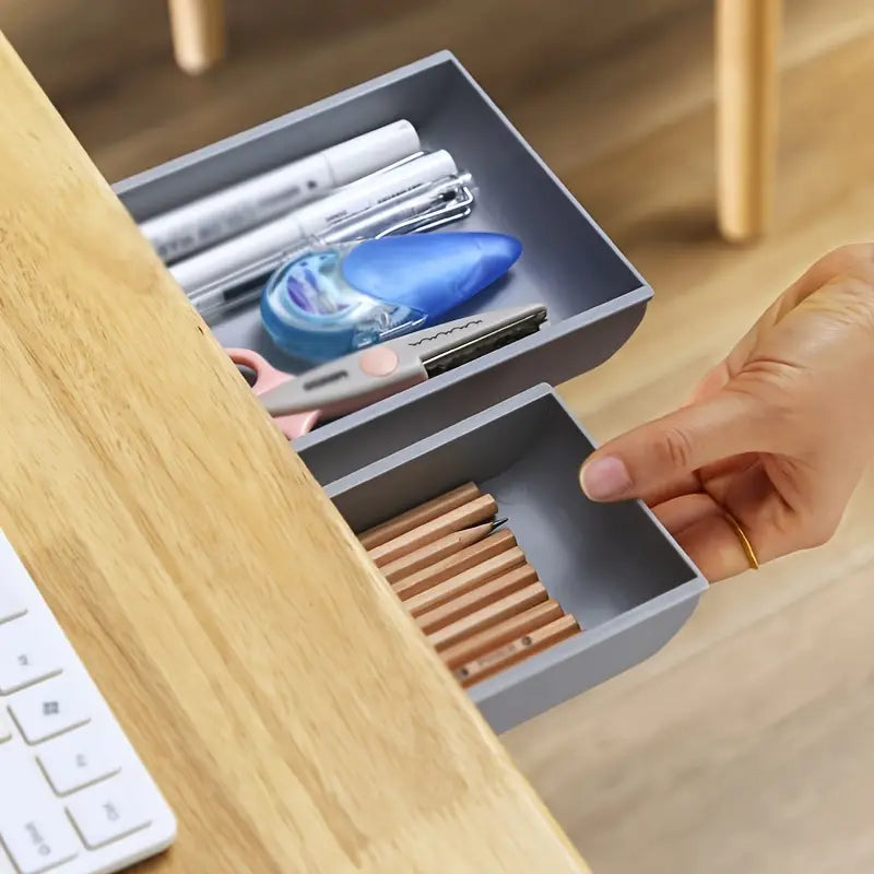 ABS Plastic Organizer Box for Makeup Brushes and Stationery