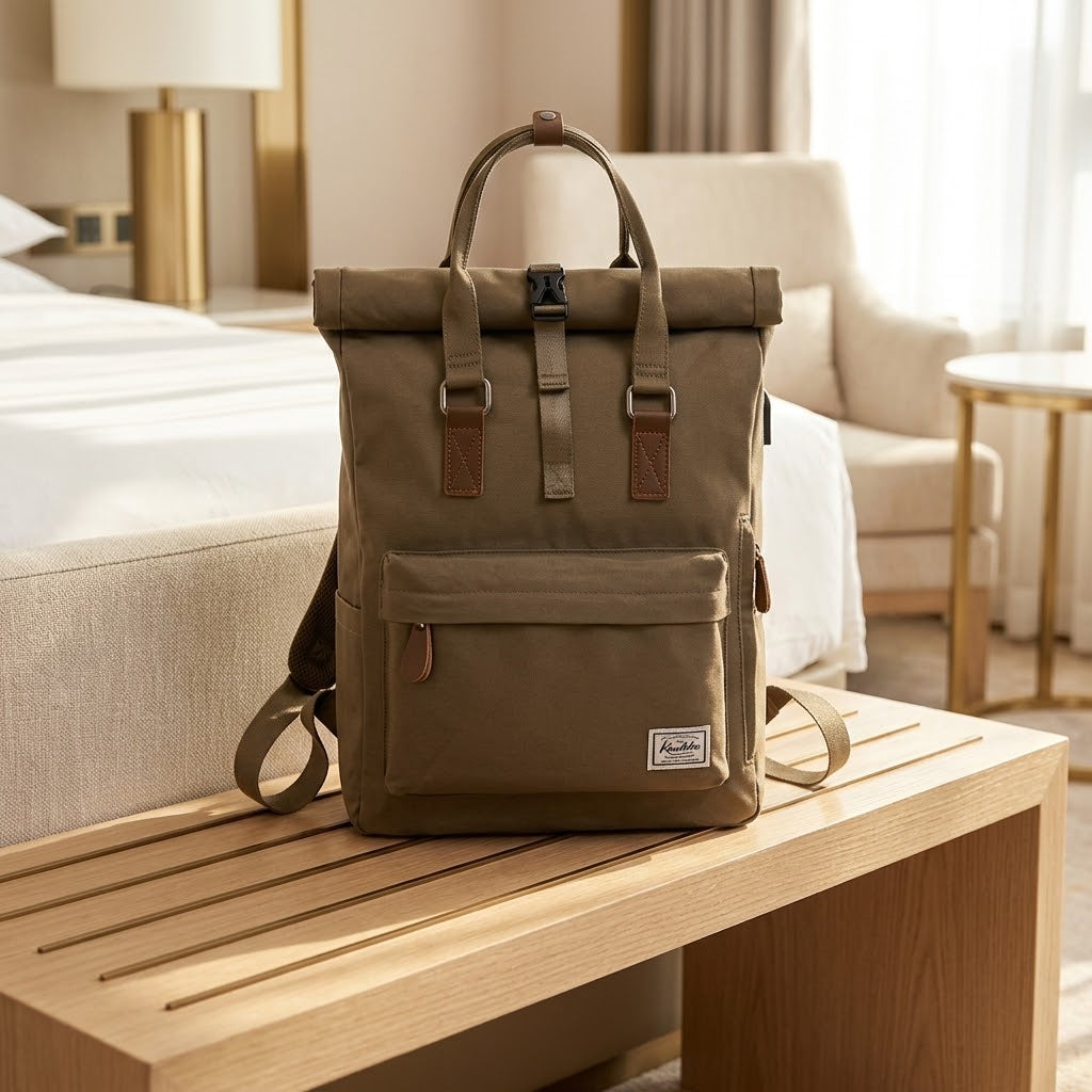 Men's Casual 20L Polyester Backpack, 3 Colors