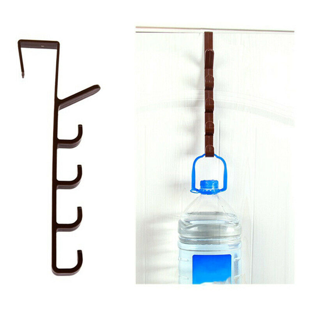 5-Hook Wall Rack for Coats, Hats and Bags