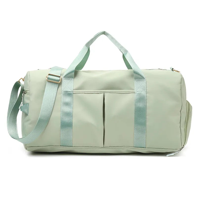 Large-Capacity Women's Yoga Gym Bag with Mat Compartment