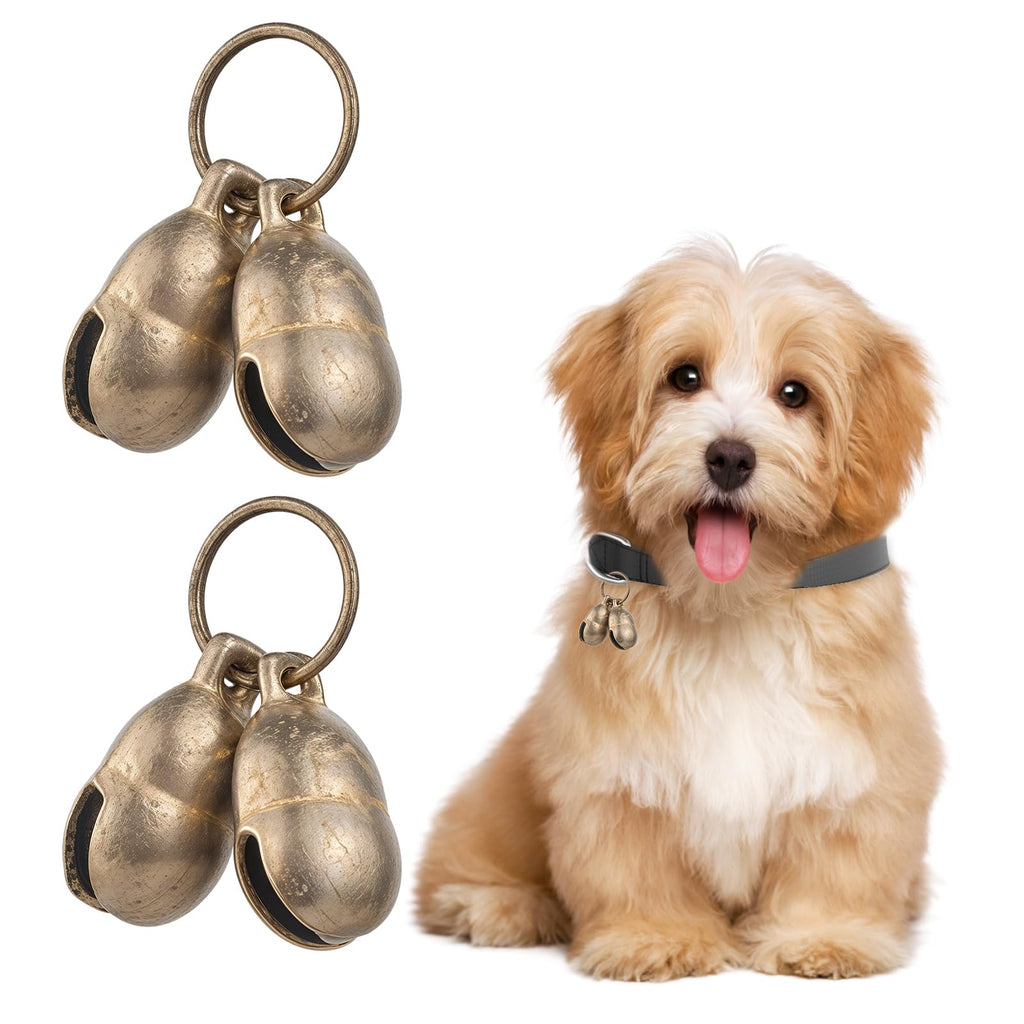 Loud Pet Collar Bells for Dogs and Cats, 4 Pack