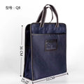 Oxford Cloth Document Bag, Large Capacity, Two Compartments