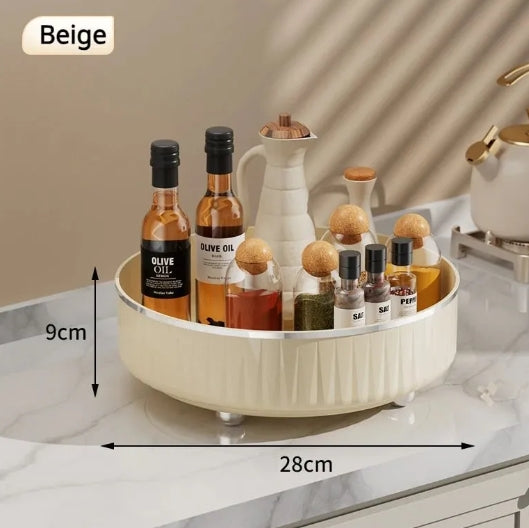 360-Degree Rotating Cosmetic Organizer, Transparent