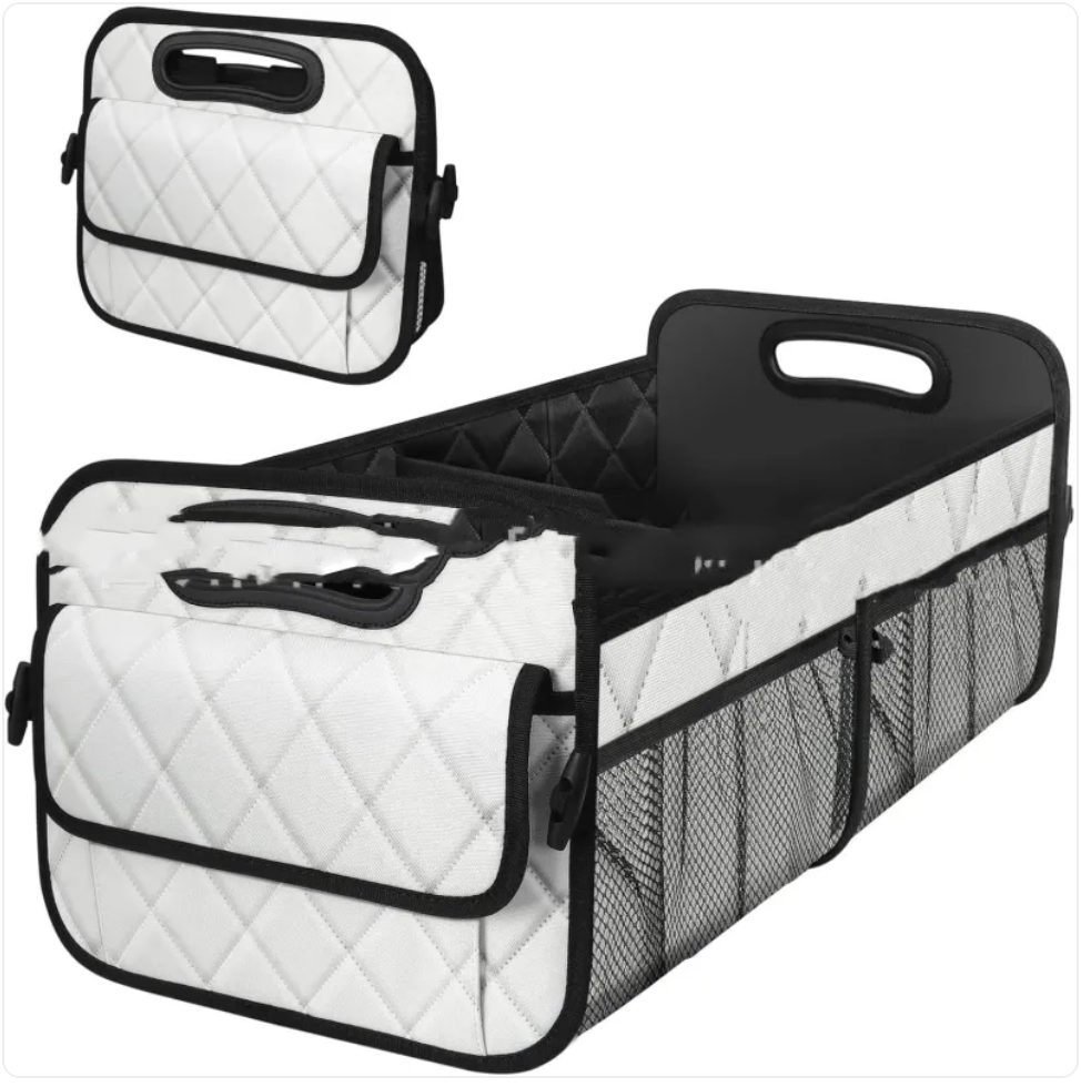 Foldable Car Trunk Storage Box with Handle, 58 x 35 x 30 cm