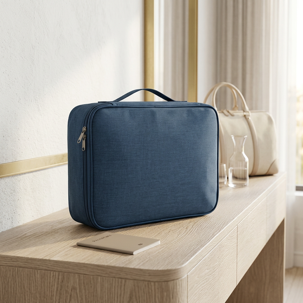 Polyester Travel Document Organizer Bag