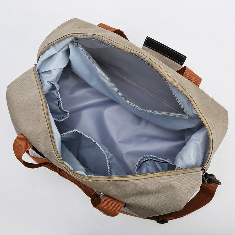 Sports Gym Bag with Wet and Dry Separation, 46 x 28 x 25 cm